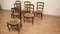 Antique French Provencal Chairs in Oak, Set of 6, Image 3