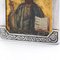 Russian Faberge Silver and Wood Miniature Icon, Moscow, 1900s, Image 7