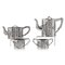 Chinese Solid Silver Tea Set by Singfat, 1900s, Set of 4 1