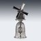 German Solid Silver Novelty Windmill Cup, 1880s, Image 7