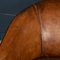 Art Deco Dutch Sheepskin Leather Tub Chair 10