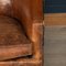 Art Deco Dutch Sheepskin Leather Tub Chair 8