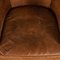 Dutch Sheepskin Leather Tub Chair, Image 12