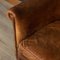 Dutch Sheepskin Leather Tub Chair, Image 13
