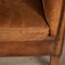 Dutch Sheepskin Leather Tub Chair, Image 10