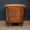 Dutch Sheepskin Leather Tub Chair 4