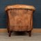 Dutch Sheepskin Leather Tub Chair, Image 3