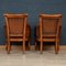 Fauteuils en Cuir et Rotin, Angleterre, Set de 2 3