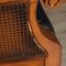 English Leather and Rattan Armchairs, Set of 2 21