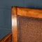 English Leather and Rattan Armchairs, Set of 2 7