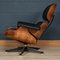 Black Leather Lounge Chair from Mobilier International, 1980s 4