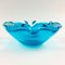 Large Murano Style Bullicante & Sommerso Glass Bowl or Ashtray, Italy, 1960s 3