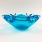 Large Murano Style Bullicante & Sommerso Glass Bowl or Ashtray, Italy, 1960s 2