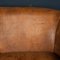 Dutch 2-Seater Sheepskin Leather Sofa 10