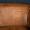 Dutch 2-Seater Sheepskin Leather Sofa, Image 10