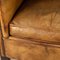 20th Century Dutch Two Seater Sheepskin Leather Sofa 12