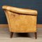 20th Century Dutch Two Seater Sheepskin Leather Sofa 2