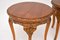 Tables d'Appoint Antiques en Noyer, Set de 2 7