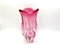 Vaso grande rosa per Chribska Sklarna, anni '60, Immagine 8