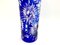 Vase Vintage en Cristal de Cobalt, 1970s 5