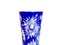 Vase Vintage en Cristal de Cobalt, 1970s 6