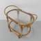 Bamboo Rattan Serving Trolley on Castors 14