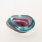Vintage Mid-Century Flavio Poli Style Bowl in Sommerso Murano Glass 1