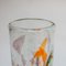 Tall Vintage Italian Vase in Clear Murano Glass with Mosaic Flakes Decoration, Image 5