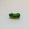 Small Vintage Italian Ashtray in Curly Green and Yellow Murano Glass, 1960s, Image 4
