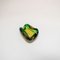 Small Vintage Italian Ashtray in Curly Green and Yellow Murano Glass, 1960s, Image 2