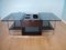 Vintage Industrial Coffee Table in Chrome and Smoked Glass, 1970s, Image 1