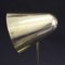 Verstellbare französische Mid-Century Tischlampe aus Messing & Metall von Jacques Biny für Luminalité, 1950er 10