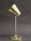 Verstellbare französische Mid-Century Tischlampe aus Messing & Metall von Jacques Biny für Luminalité, 1950er 5