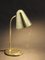 Lampe de Bureau Ajustable Mid-Century en Laiton et Métal par Jacques Biny pour Luminalité, France, 1950s 2