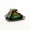 Vintage Italian Ashtray in Uranium Murano Glass with Yellow and Green Hues, Image 3