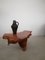 Mesa de centro Wabi-Sabi vintage de madera nudosa, Imagen 23