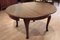 Vintage Italian Extendable Oval Table in Solid Oak, Image 12