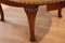 Vintage Italian Extendable Oval Table in Solid Oak 9