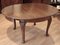 Vintage Italian Extendable Oval Table in Solid Oak, Image 6