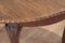 Ausziehbarer italienischer Vintage Ovaler Tisch aus massiver Eiche 10