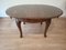 Ausziehbarer italienischer Vintage Ovaler Tisch aus massiver Eiche 2