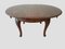 Ausziehbarer italienischer Vintage Ovaler Tisch aus massiver Eiche 1
