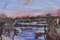 Jackson Gary, Sunset at White Cross Pub, Richmond, Towards St Margarets, Oil on Board, Immagine 1