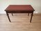 Vintage Empire Style Desk in Walnut with Brass Feet and Leather Top 4