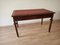 Vintage Empire Style Desk in Walnut with Brass Feet and Leather Top 6