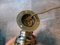 Art Deco Nickel Plated Brass Wall Lamp Sconce or Ceiling Lamp, Signed DRGM 5