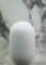 Apl Apple Skulptur aus Alabaster und Messing von Edouard Sankowski für Krzywda mit poliertem Naturmessing und weißem durchscheinendem Alabaster 6