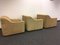 Set of DS 44 Lounge Chairs in Beige Cream Leather from De Sede 7