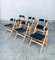 Italian Modern Plywood Folding Chairs, 1970s, Set of 6, Image 20