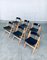 Italian Modern Plywood Folding Chairs, 1970s, Set of 6 26